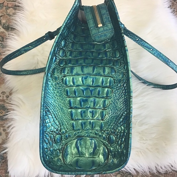 Brahmin Tia Peacock Melbourne Tote with registration card and dust bag N… - Picture 9 of 16